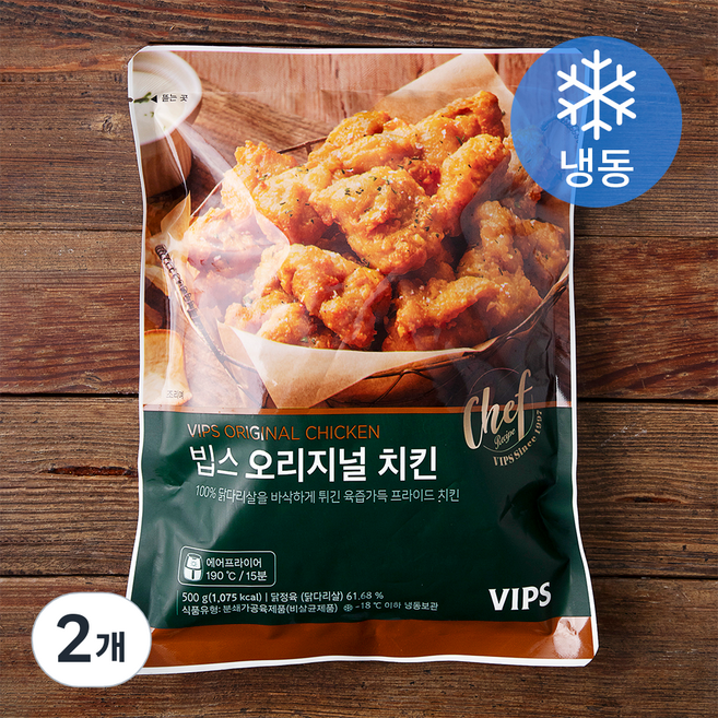 빕스 오리지널 치킨 (냉동), 500g, 2개