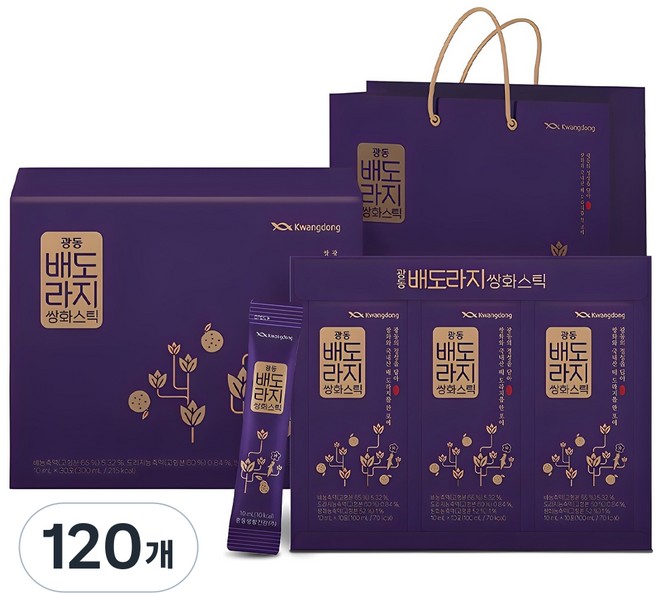 광동 배도라지 쌍화스틱, 10ml, 120개