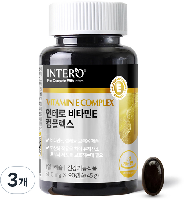 인테로 비타민E 컴플렉스, 90정, 3개