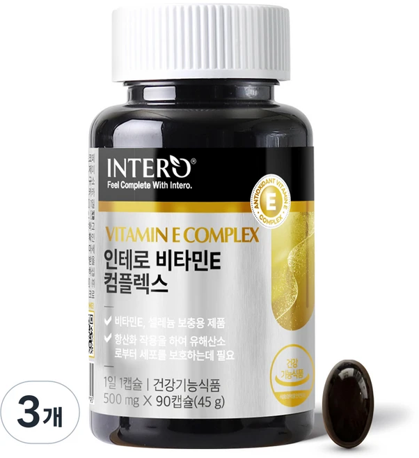 인테로 비타민E 컴플렉스, 90정, 3개 - 쿠팡