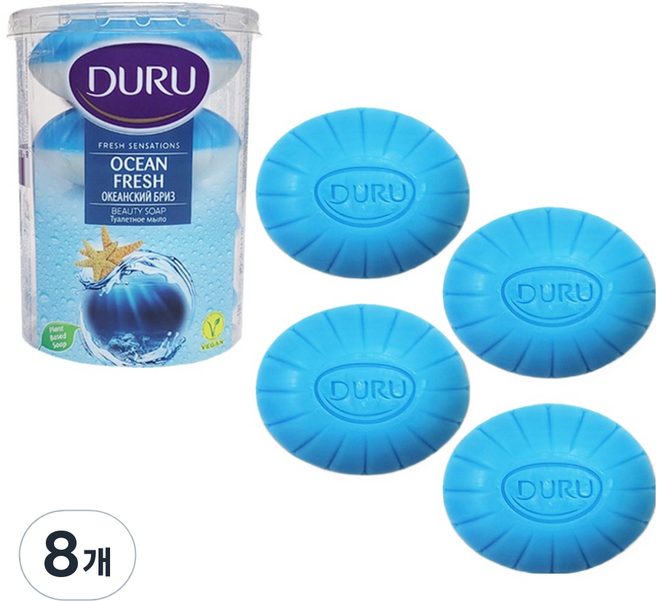 DURU Gourmet 土耳其地中海海洋香水皂, 100g, 8個