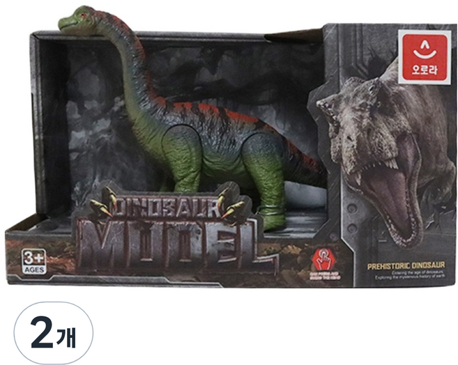 AURORA World Dino系列 恐龍公仔 腕龍 F4, 2個