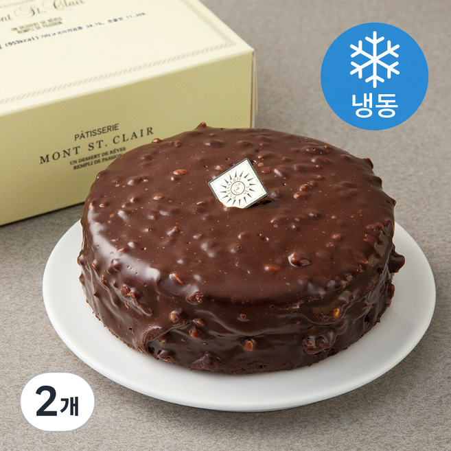 몽상클레르 더블쇼콜라 (냉동) + 쇼핑백, 220g, 1개입, 2개