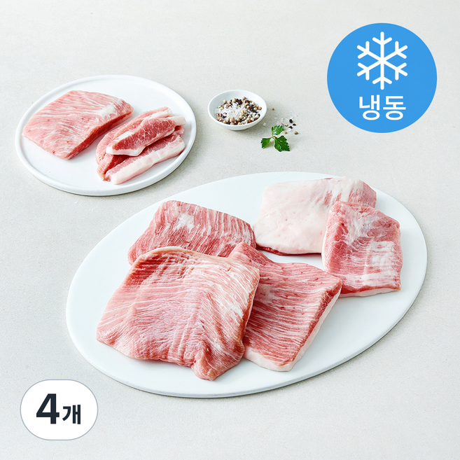 포르투갈산 통항정살 미정선 원육 (냉동), 4개, 1kg