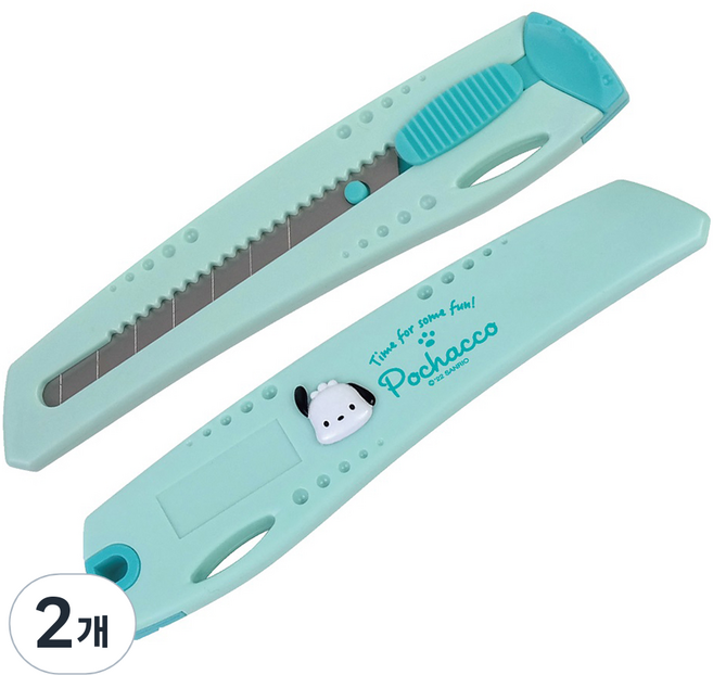 바이하츠 포차코 컷터칼 대 PCT-L, 민트, 2개