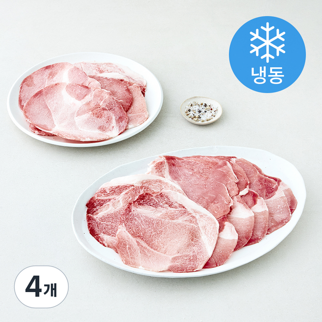 동원홈푸드 미국산 돼지 앞다리살 제육용 불고기용 (냉동), 4개, 2.5kg