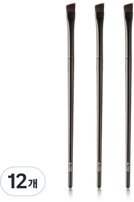 데일리프렌즈 조니아 아이라이너 브러쉬, 블랙, 12개