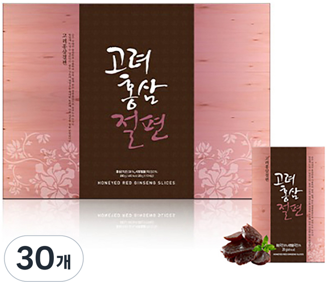불로건 대동고려삼 고려홍삼절편, 30개, 20g