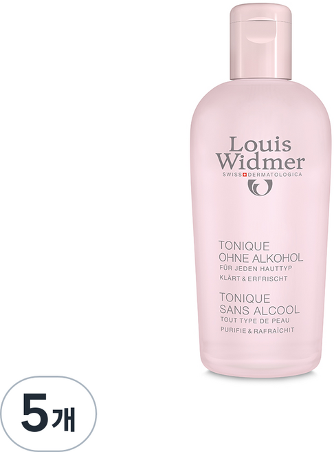 Louis Widmer 清爽化妝水, 200ml, 5瓶
