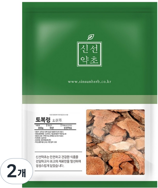 신선약초 국내산 토복령, 300g, 2개