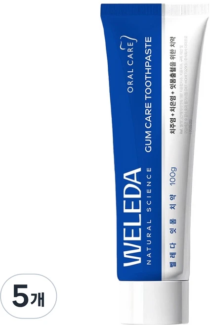 벨레다 잇몸치약, 100g, 5개 - 쿠팡