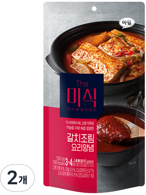 더미식 갈치조림 양념, 150g, 2개