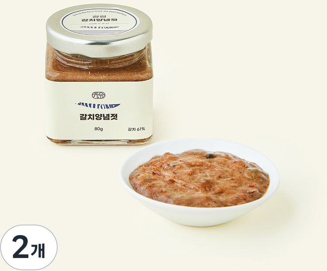 광령 갈치 양념젓, 80g, 2개
