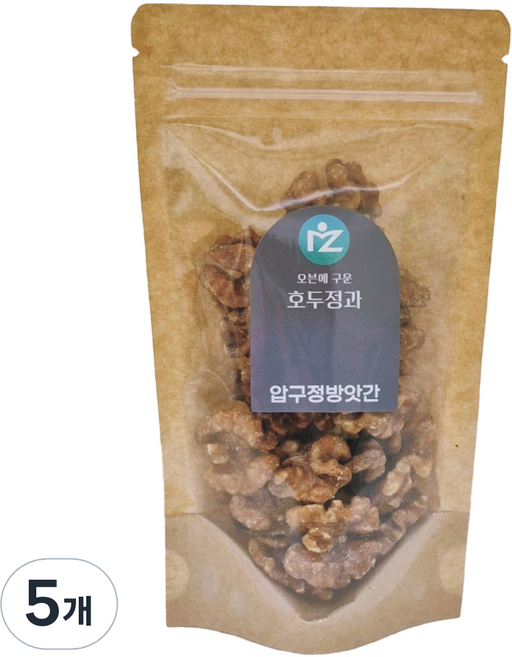압구정방앗간 오븐에 구운 프리미엄 호두정과, 60g, 5개