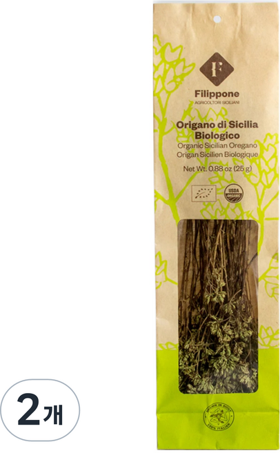 Filippone 西西里奧勒岡葉, 25g, 2個