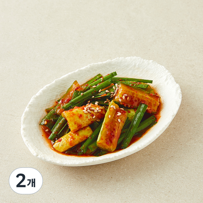 집반찬연구소 오이부추무침, 100g, 2개