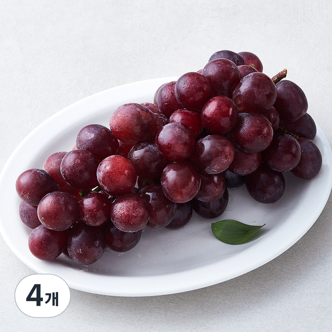 다조은 페루산 레드글러브 포도, 900g, 4개