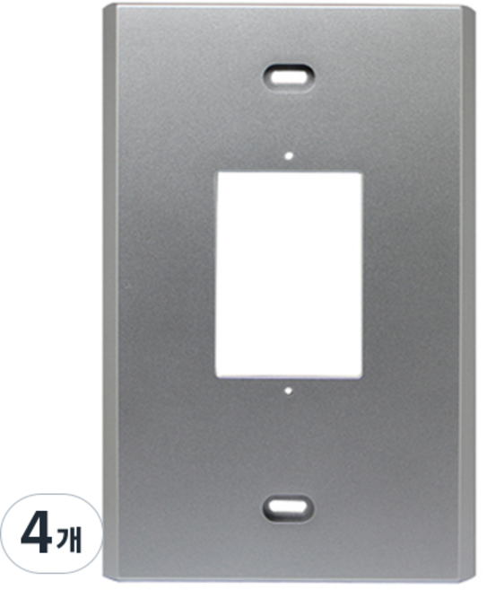 드림록 비디오폰 외부 카메라 초인종 마감판 실버, 4개