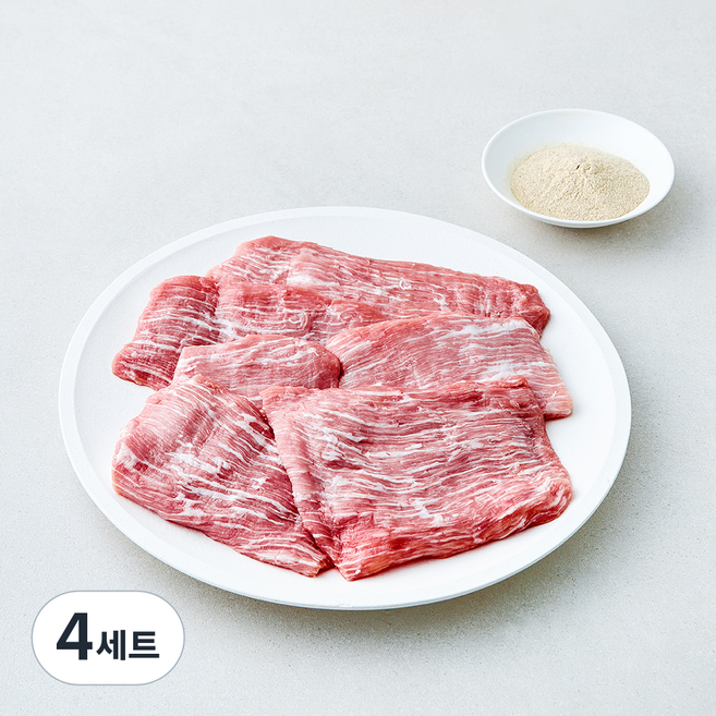 선진포크한돈 항정살 수육용 600g + 분말스프 40g 세트 (냉장), 4세트