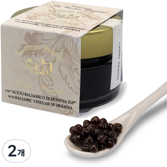 La Vecchia Dispensa 典釀 珍珠巴薩米克醋醬, 50g, 2個