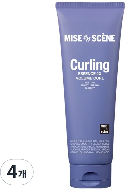 미쟝센 컬링 에센스 2X 볼륨 컬 크림, 250ml, 4개 - 쿠팡