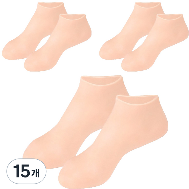 스테디얼 발 전체 커버 뒷꿈치 각질 보습 케어 스킨, 80g, 15개, 2개입