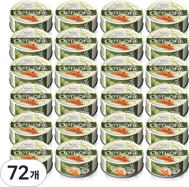 사조옵티원 사조 흰살참치 고양이 간식캔, 당근 + 감자 혼합맛, 90g, 72개