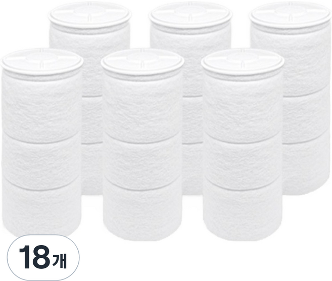 필터클래스 닥터피엘 오리지널 주방 핸디형 호환 필터, 18개, 무향