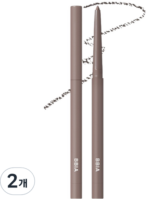 삐아 라스트 오토 젤 아이라이너 0.3g, 21 뮤트 브라운, 2개