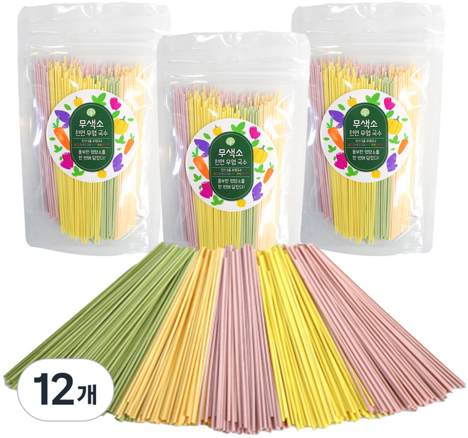 앵무새 간식 5종 믹스 국수, 50g, 12개