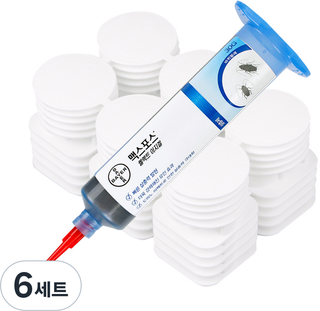 맥스포스 셀렉트 이지겔 + 먹이통 30개, 30g, 6세트