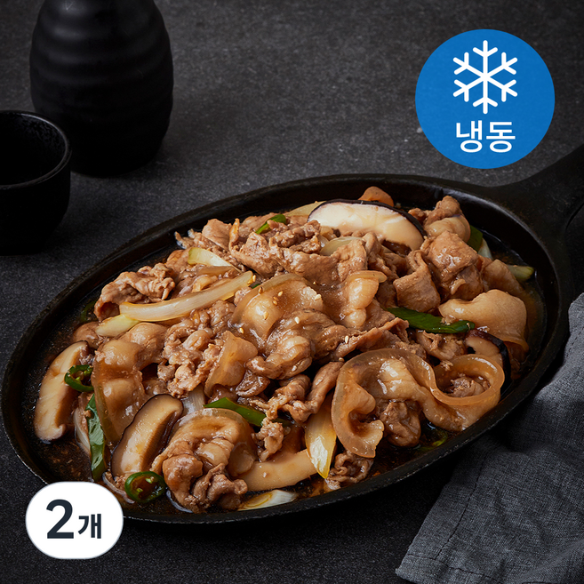 삼다돈 제주 흑돼지 양념 불고기 (냉동), 2개, 300g