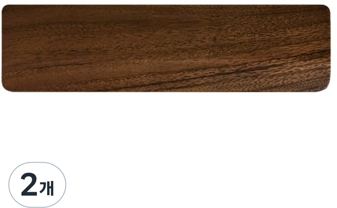 맥스틸 호두나무 월넛 키보드 손목 받침대 원목 팜레스트 GM-KP1, 미니, 2개