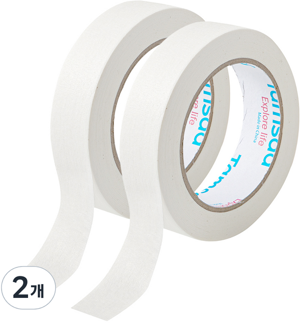 탐사 마스킹 테이프 25mm x 40m 2p, 2개