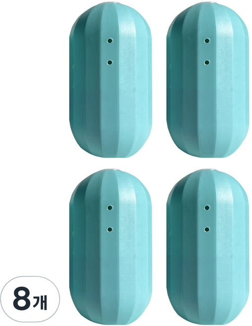 코끼리리빙 자동 변기 세정제 민트, 230g, 8개