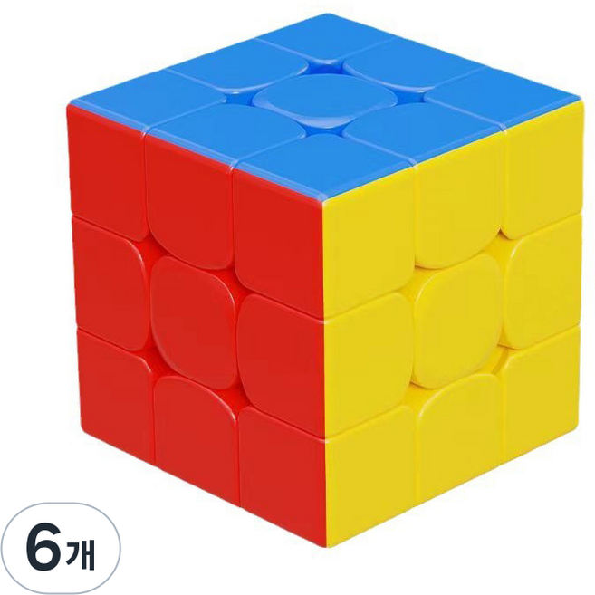 하이제이비 3x3 컬러풀 큐브, 혼합색상, 6개