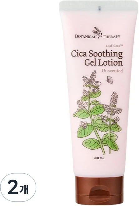 보타니컬테라피 시카 수딩젤 로션, 200ml, 2개 - 쿠팡