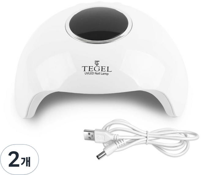 TG떼젤 UV 앤 LED 젤네일 램프, 혼합색상, 2개
