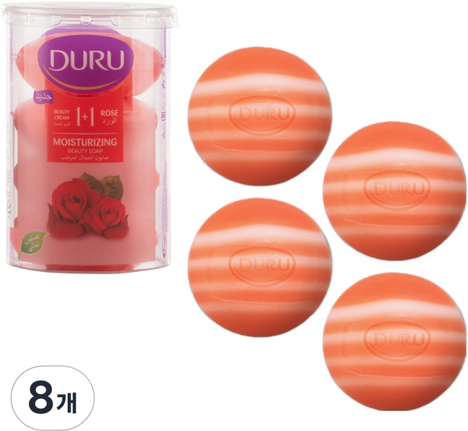 DURU Gourmet 土耳其地中海香水皂 玫瑰, 100g, 8入