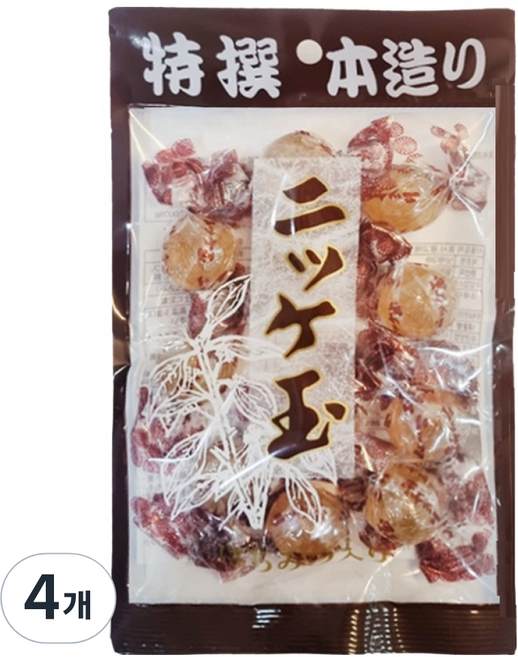 이리에제과 닛케다마 계피사탕, 100g, 4개