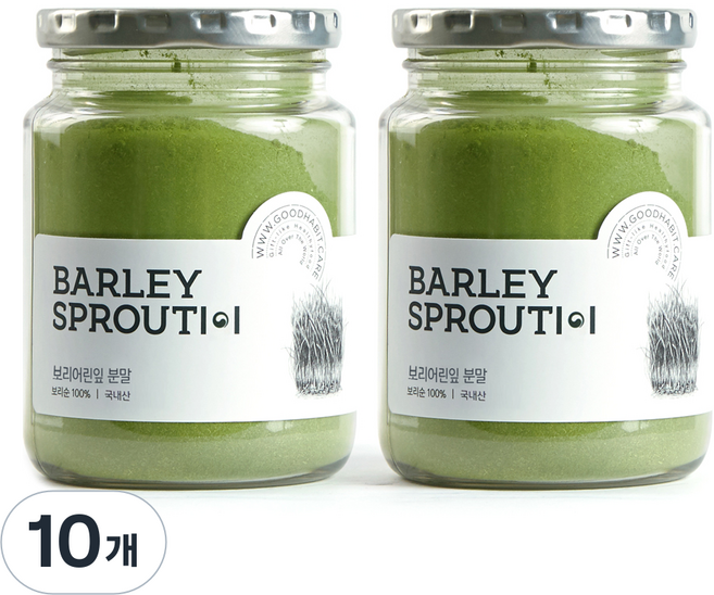 착한습관 보리어린잎 분말, 10개, 120g