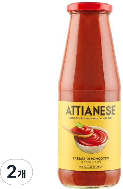 ATTIANESE 番茄泥, 680g, 2個
