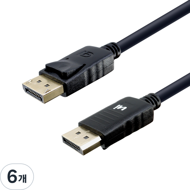 iN NETWORK DisplayPort 1.2 M M 傳輸線 IN-DP12V03, 6個, 3m