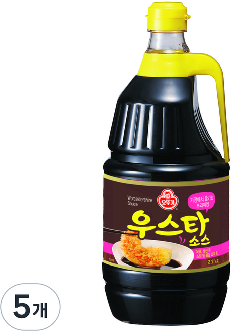 [오뚜기] 우스타 소스, 2.1kg, 5개