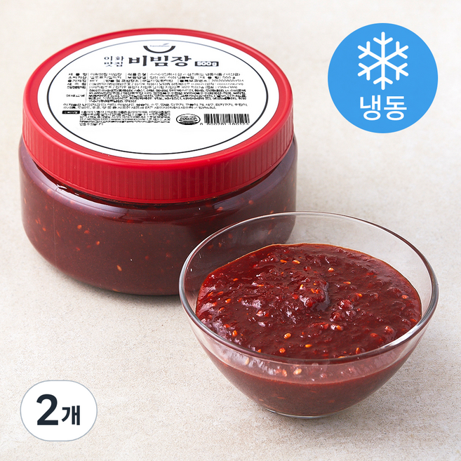 세미원 이화맛집 비빔장 (냉동), 500g, 2개