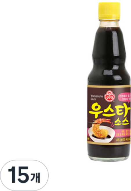 [오뚜기] 우스타 소스, 415g, 15개