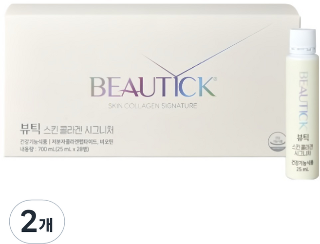뷰틱 스킨콜라겐 시그니쳐 28p, 700ml, 2개