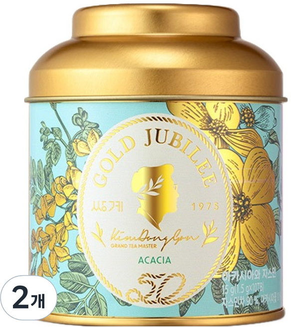 쌍계명차 골드 주빌리 아카시아와 자스민, 1.5g, 10개입, 2개