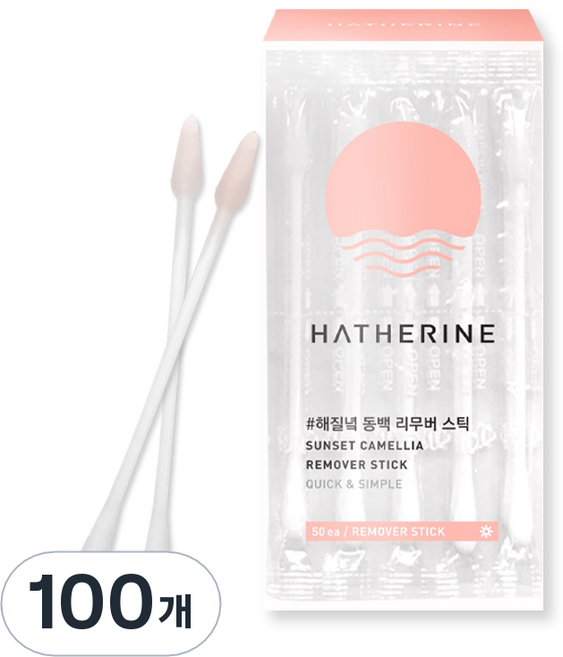 해서린 해질녘 동백 리무버 스틱, 100개