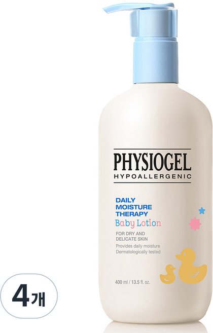 피지오겔 데일리 모이스쳐 테라피 베이비 로션, 400ml, 4개